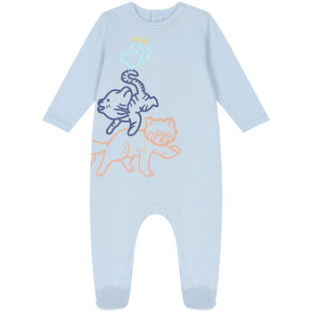 Blue Logo Babygrow